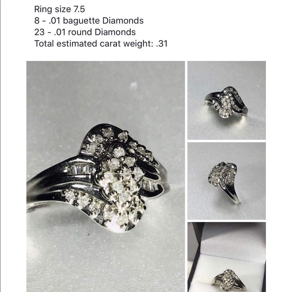 White gold Diamond ring